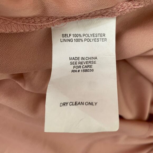 NWT Birdy Grey Hannah Empire Dress Pink Dusty Rose Small Chiffon Bridesmaid Flow - Picture 15 of 15